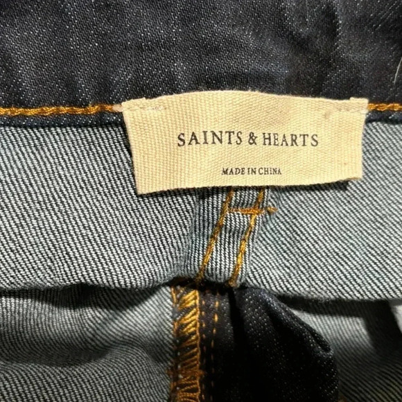 Saints and Hearts High Rise Straight Leg Jean - Picture 3 of 4